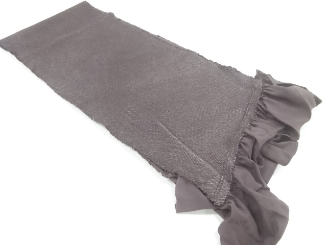 JAPANESE KIMONO / MENS HEKO OBI / SILK / ALL SHIBORI